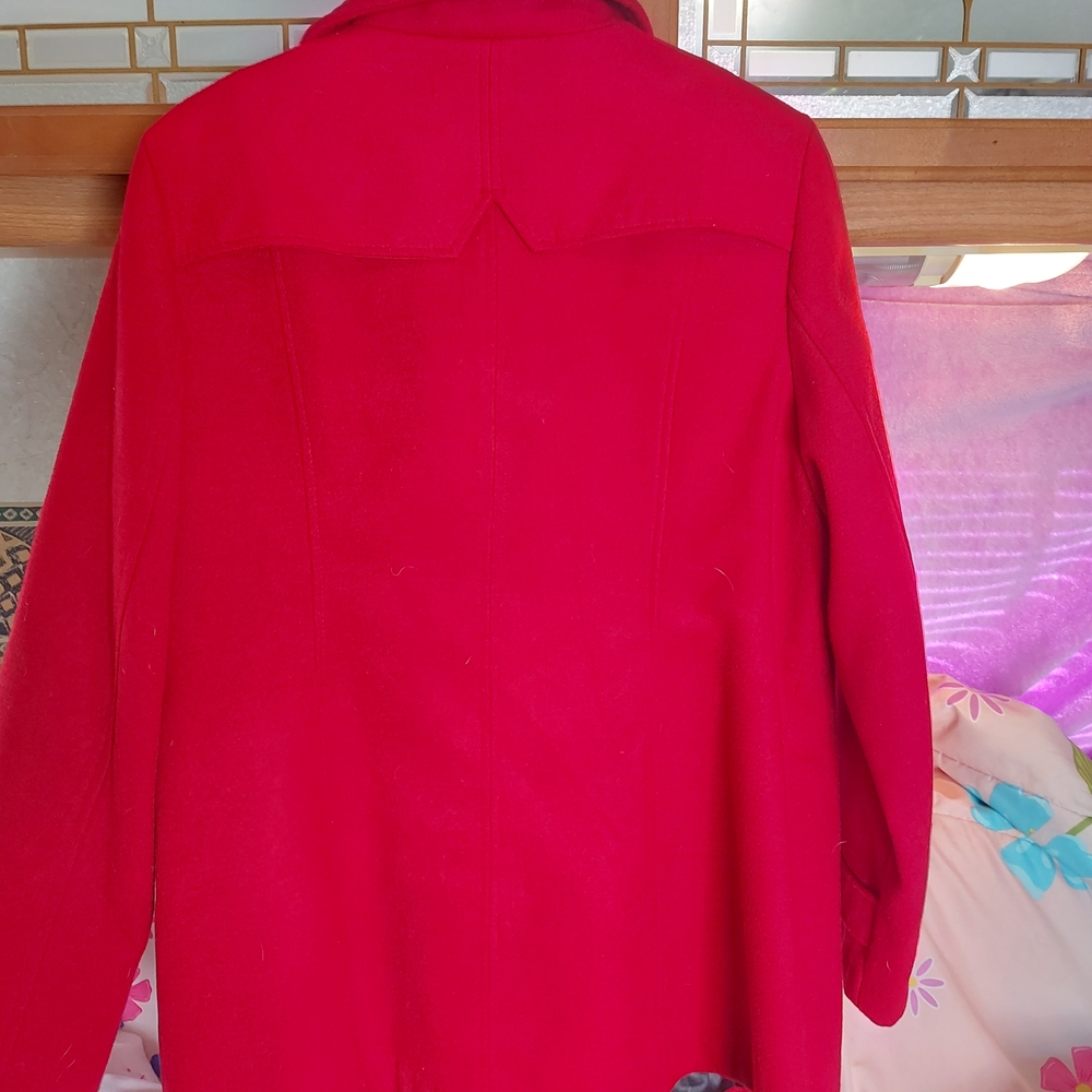 Elegant Red Trench Coat for Women